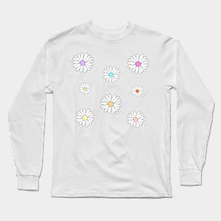 Colored daisy Long Sleeve T-Shirt